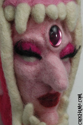 Pink Face closeup