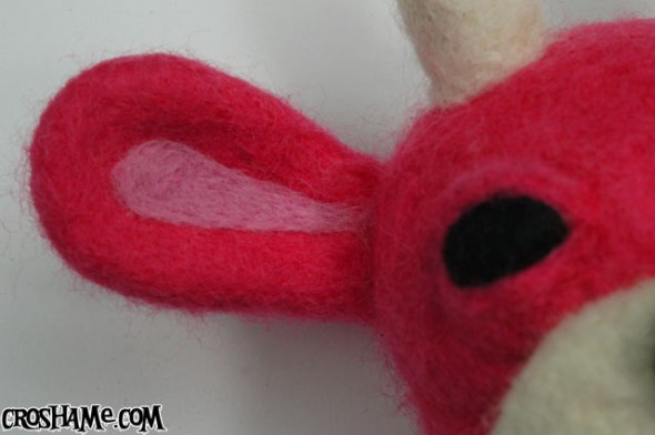 Pink monster ear