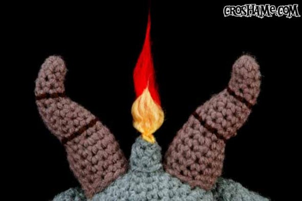 Baphometsy flame closeup